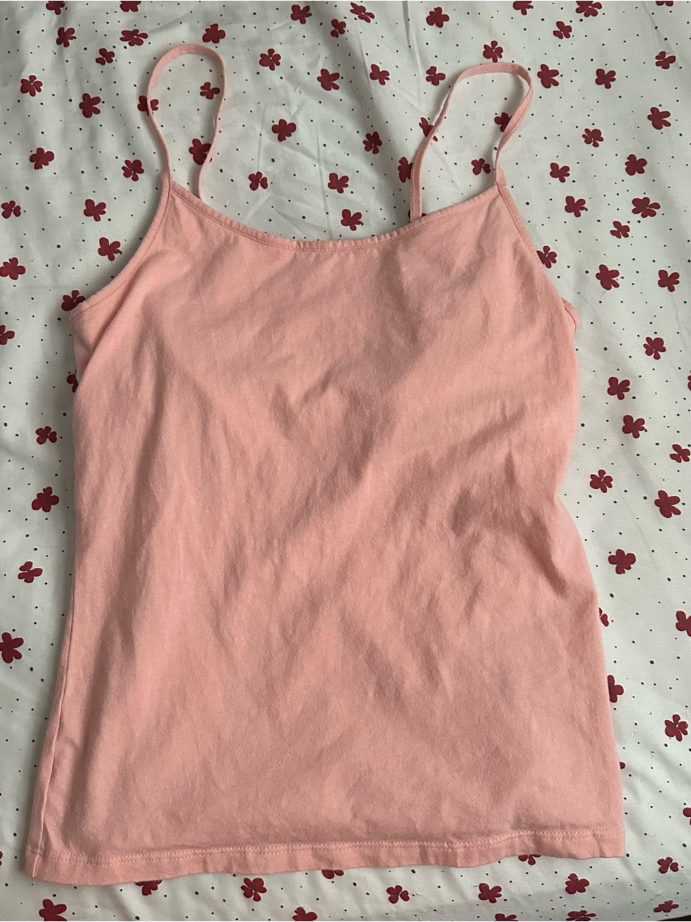 No Boundaries Pink Spaghetti Strap Cami